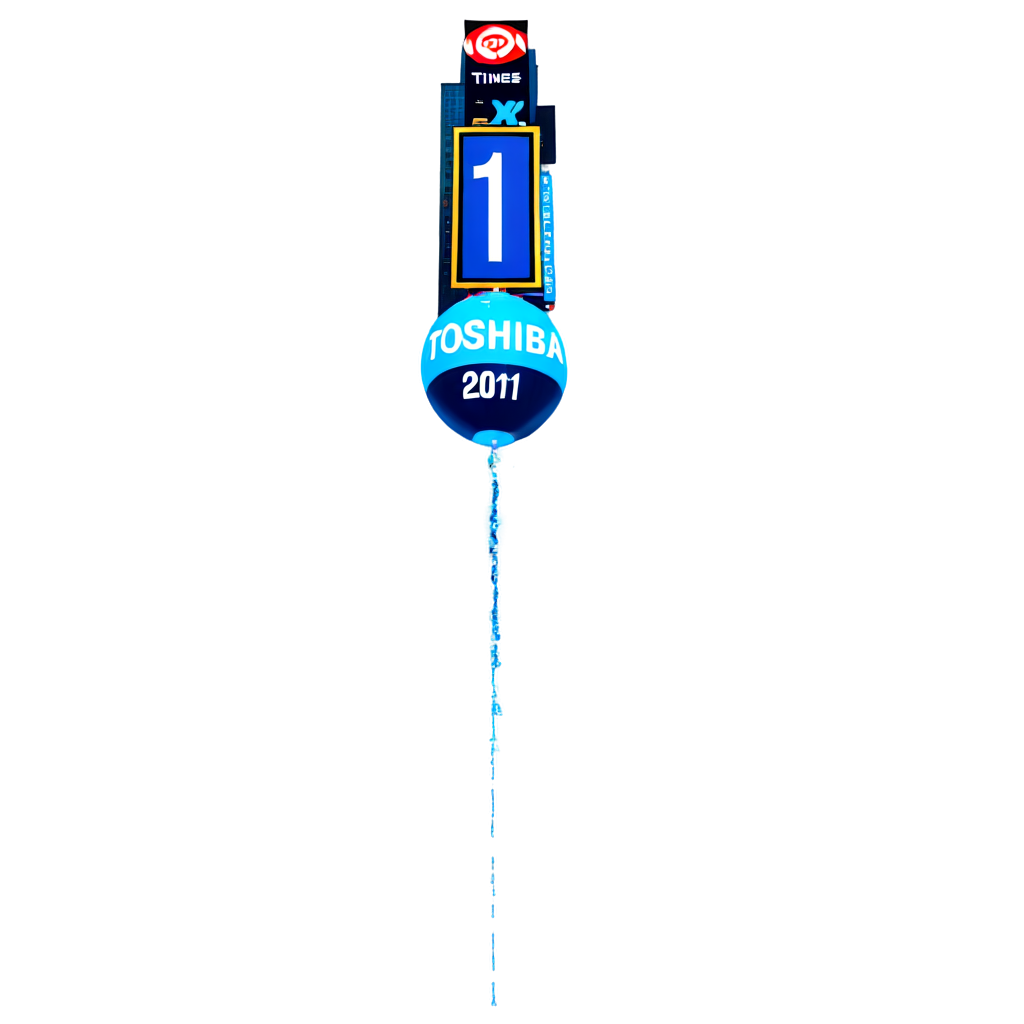 Times Square Toshiba Countdown Ball Drop 2011-2012
